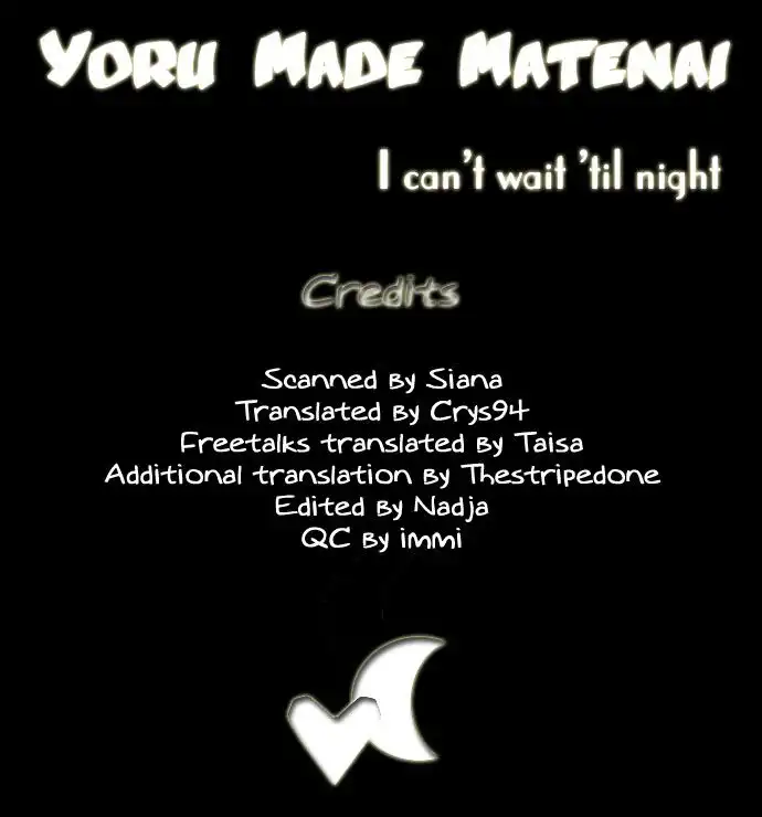 Yoru Made Matenai Chapter 1 1